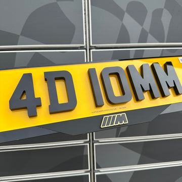 4D 10MM Gloss Black - Road Legal