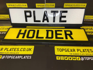 Car / Van Number Plate Holder Surround - Plain