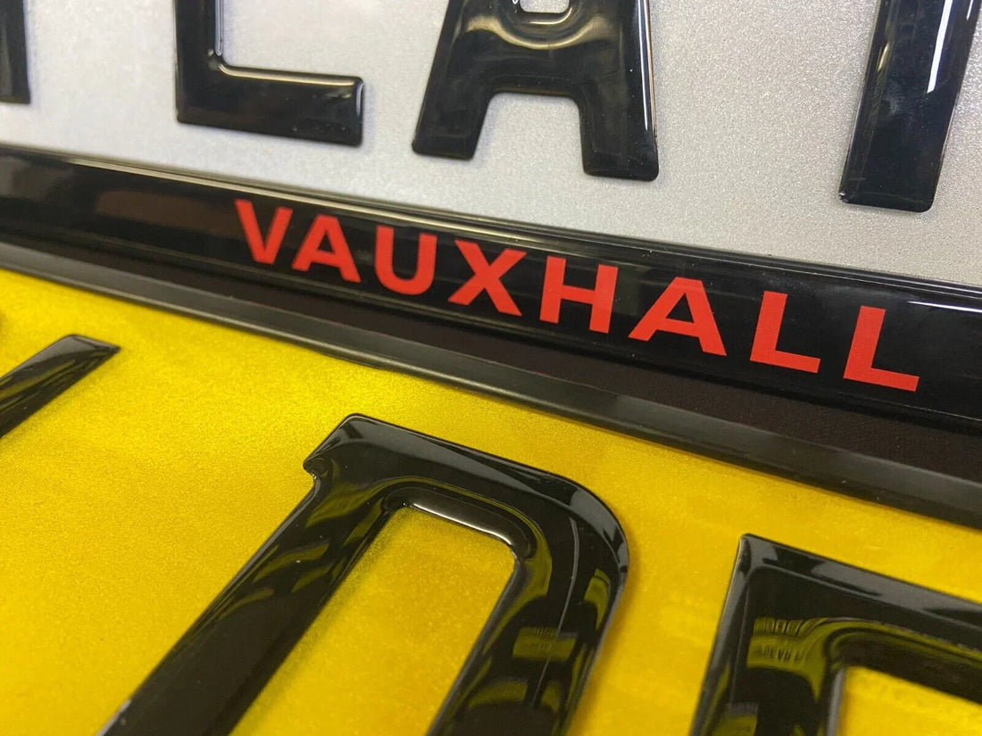 3D Gloss Gel Surround - Vauxhall: RED