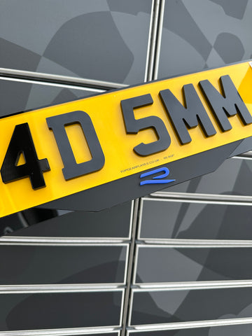 4D 5MM Gloss Black - Road Legal
