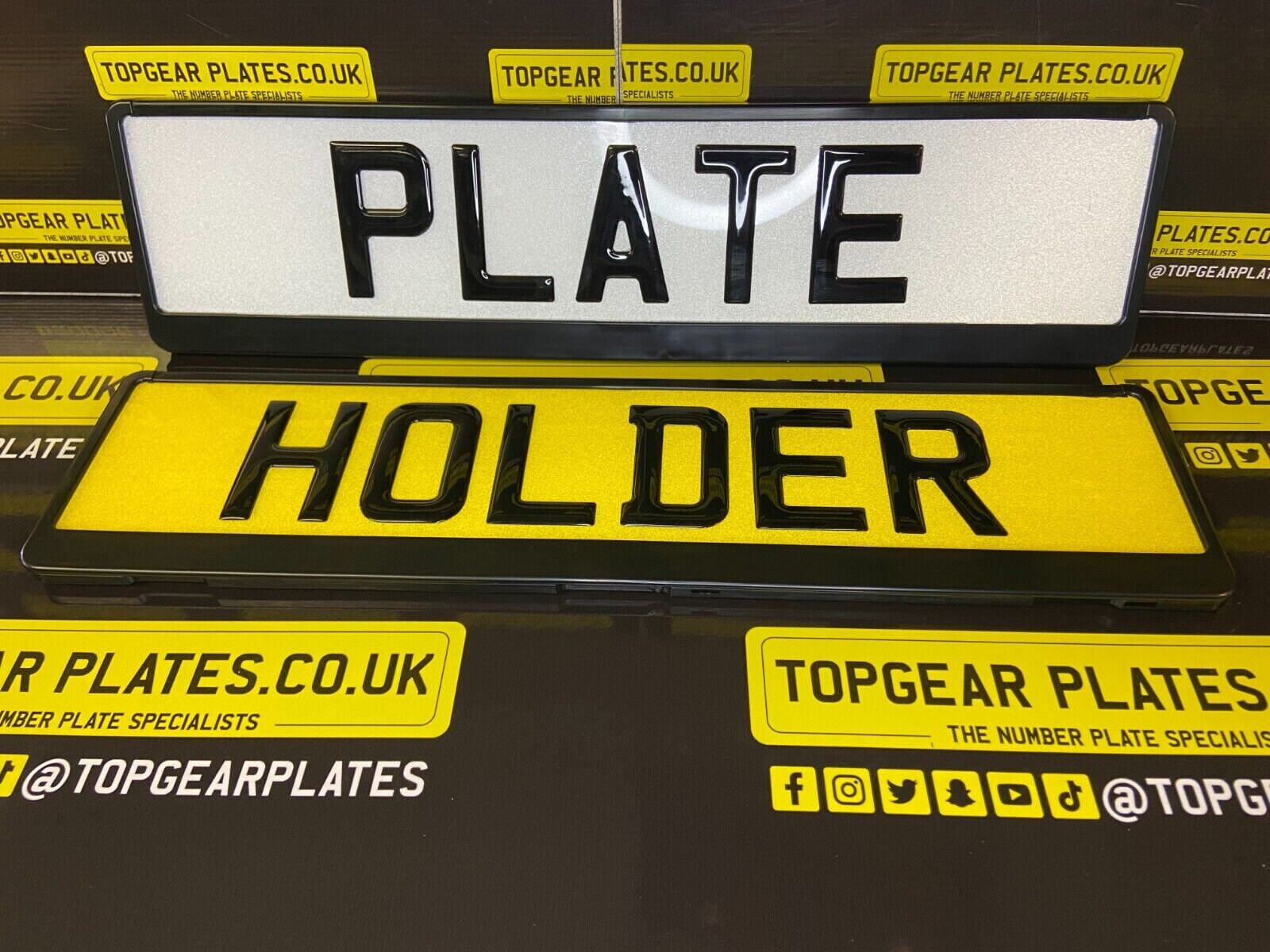 Car / Van Number Plate Holder Surround - Plain